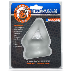 Oxballs Ballstretcher Tri Squeeze Transparent